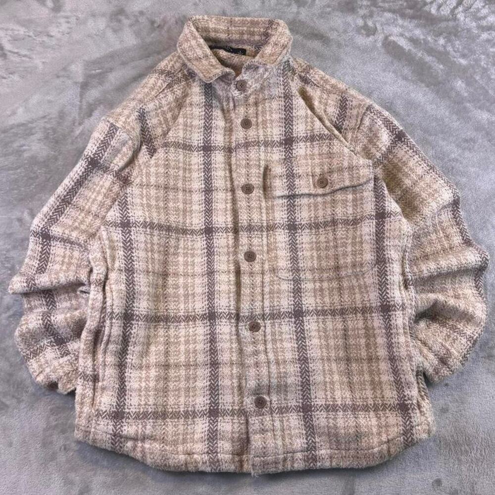 Abercrombie & Fitch Soft AF Plaid Flannel Shirt Men’s Large Country Ranch